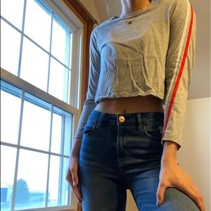 🎄Cute long sleeved crop